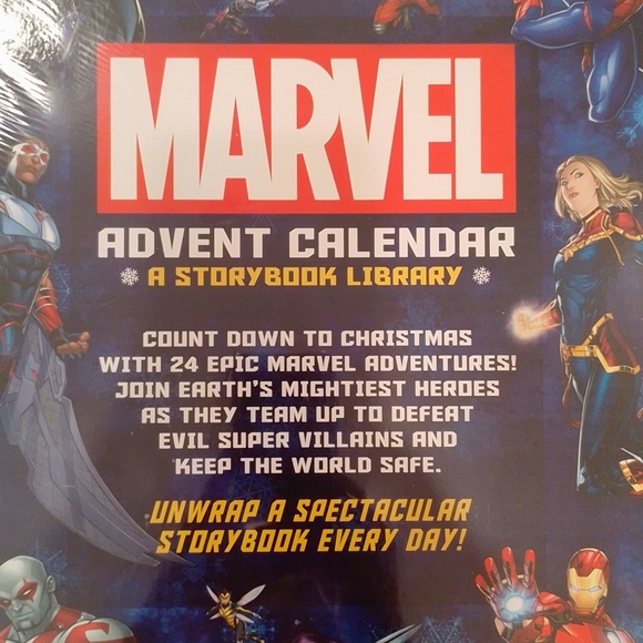 🆕 Marvel Advent Calendar 24 Book Set Collection 2023 - Picture 6 of 9